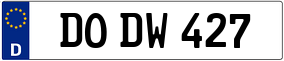 Truck License Plate